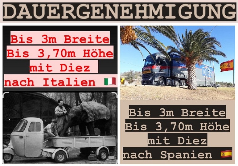 Dauergenehmigung Italien und Spanien