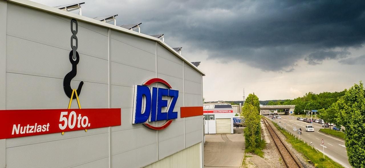 Spedition Diez 50t Kran Halle