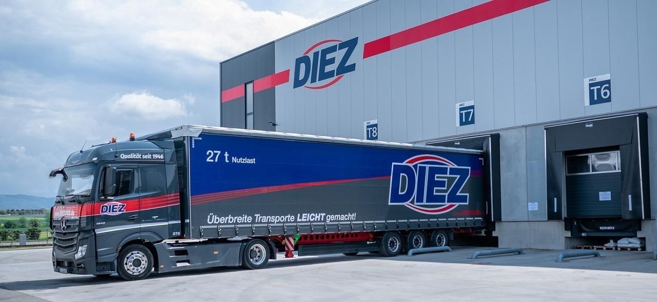 Spedition Diez LKW an der Rampe