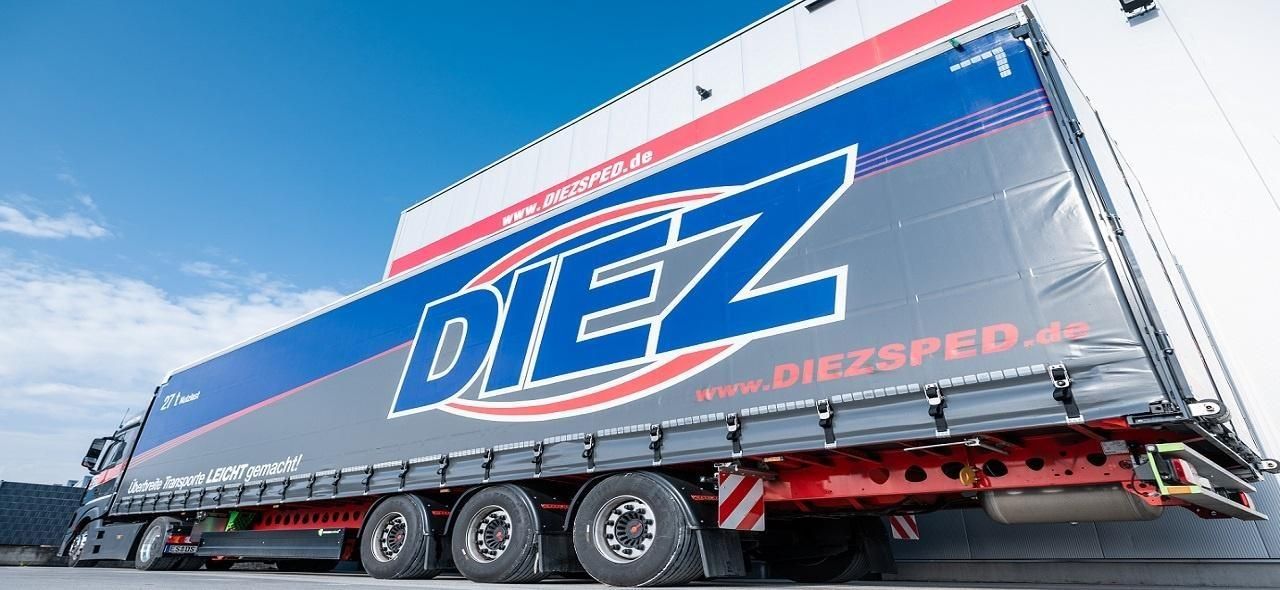 Spedition Diez LKW von hinten